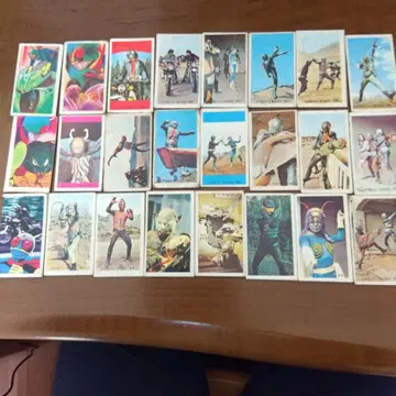 딱지, 가면라이더 딱지 약 24장 세트