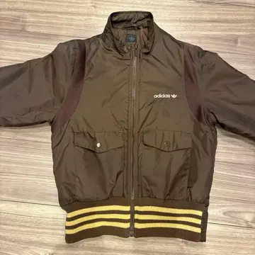 adidas 브라운 충전솜 점퍼 블루종