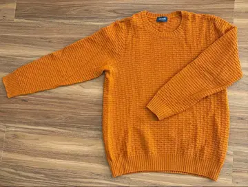 [컨디션 최상] Drumohr 오렌지 니트 스웨터 46