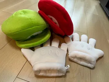 유니버셜 마리오 모자 장갑 [세트 판매]