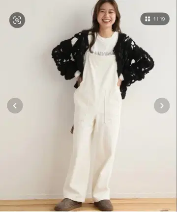 JOURNAL STANDARD relume 오버롤 화이트