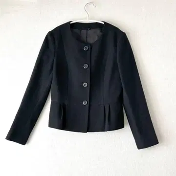 [ANAYI] 노카라 자켓 울 자켓 38 밑단 턱