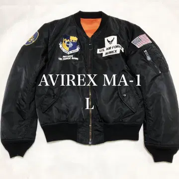 AVIREX MA-1 스페이스 커맨드 리버서블 L 사이즈 블랙