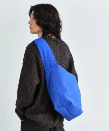 SINSS 나일론 개더 숄더백 블루