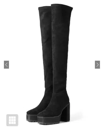 [선착순] GRL 청키힐 니하이 부츠 [gd1174]