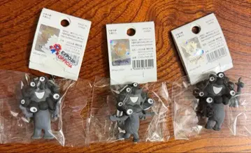 검은색 먁먁 PVC 마스코트 키링 ABC 세트