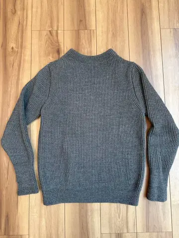 안데르센-안데르센 그레이 리브 크루넥 스웨터