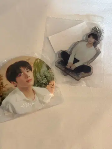 TXT 캡슐 토이 태현 캔뱃지 아크릴 스탠드 키링