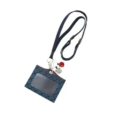 파미리아 네임 홀더 파랑 체크