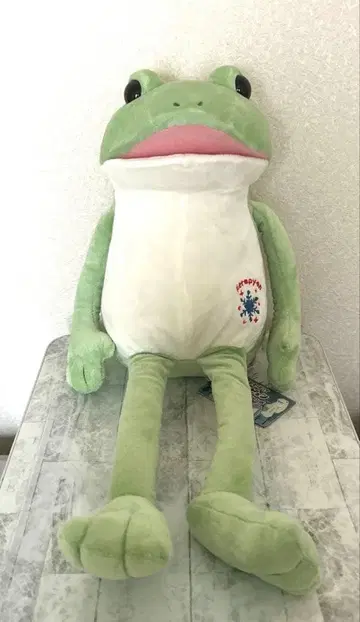 어리둥절 케로피욘 애플리케 점보 봉제 인형 그린