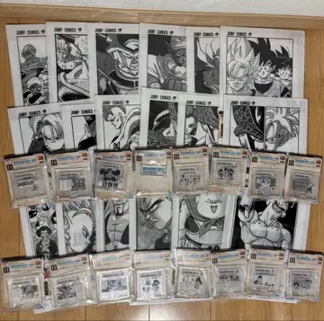 드래곤볼 제일복권 40주년 하위상 묶음 판매 클리어 파일 로고 블록