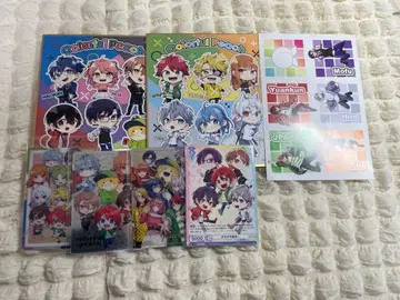 컬러풀 피치 색지 웨하스 엽서 바이스 낱개 판매 가능