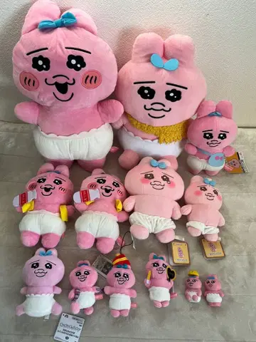 빤쮸토끼 봉제 인형 피규어 묶음 판매 13점 세트 대중소