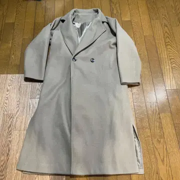 간사이 패션 연합 더블 브레스트 롱 코트 프리 사이즈 베이지