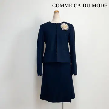 꼼사데모드 스커트 수트 네이비 일본제 세레모니 입학식 졸업식