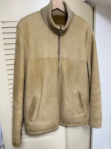 Ferragamo 베이지 스웨이드 자켓 무스탕 자켓