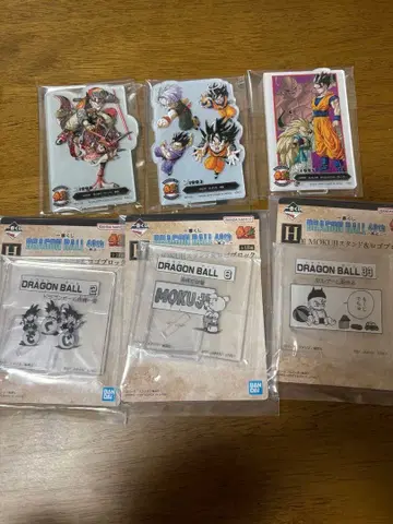 드래곤볼 40th 그 두 번째 F상 아크렉트 4점 세트 H상 2점 세트