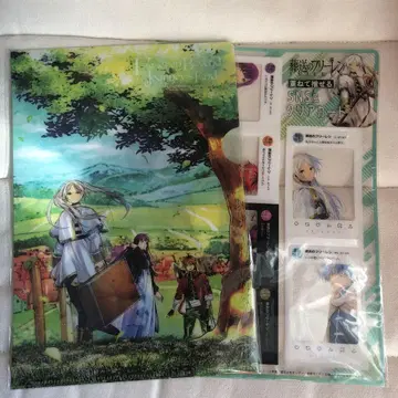 Flowers 치즈 부록 장송의 프리렌 클리어 파일 클리어 카드