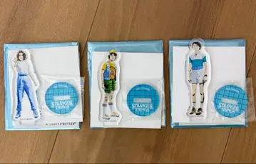스트레인저 씽스 미지의 세계 트레이딩 아크릴 스탠드 3종