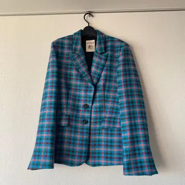 SEMICOUTURE 테일러드 자켓 체크