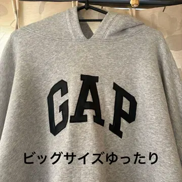 GAP 빅 로고 후드티 XL 속기모 오버 사이즈