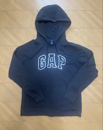 GAP 블랙 풀 집업 후드티 L 속기모 00s