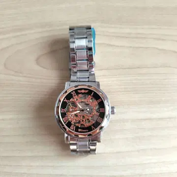 바리아스 스타일 남성용 자동 와인딩 손목시계