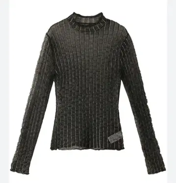 MAISON SPECIAL 시어 스트라이프 니트