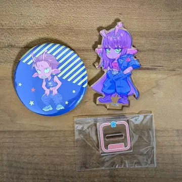 밀키 웨이 캔뱃지 아크릴 스탠드