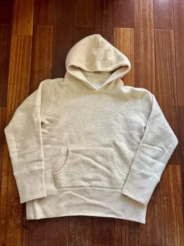 LOOPWHEEL 울 혼방 후디 S 사이즈 오트밀