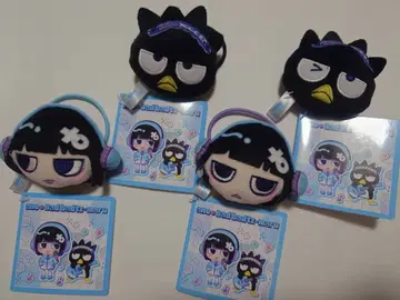 ano x 배드마츠마루 마스코트 부착 머리끈 전 4종 세트 2