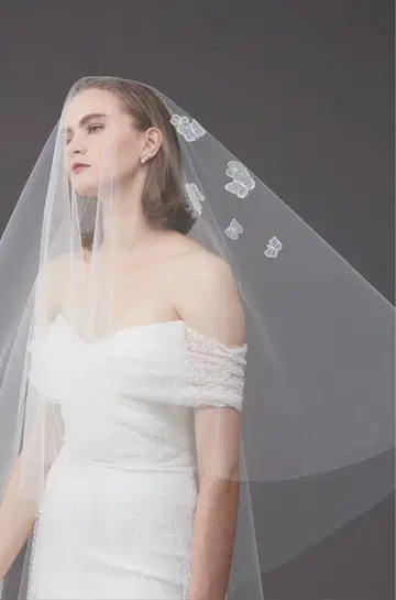 TREAT MAISON 웨딩 베일 80 x 250cm