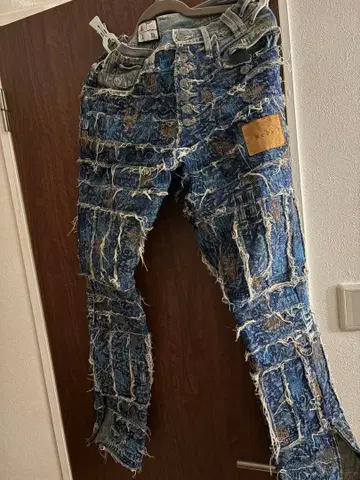 ACID 데미지 가공 디스트로이/크러쉬 데님