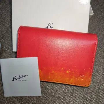 요코하마 키타무라 지갑 이단 접이 사과