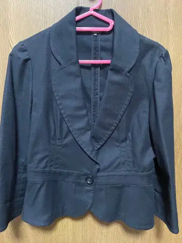 사이즈 38 블랙 스커트 수트 (자켓, 스커트, 벨트 포함)