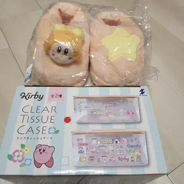 커비 티슈 케이스 와돌디 슬리퍼