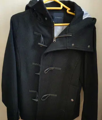 남성용 더플 코트 레이지블루 M 사이즈