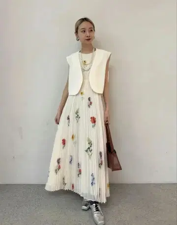 EMMA VEST SET PLEATS DRESS AMERI vintage