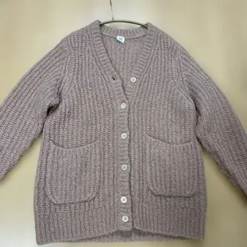 IENA 니트 가디건 더스티 핑크