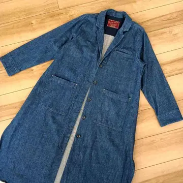 써니클라우드 면린넨 데님 롱 코트 / 미사용품