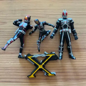 가면라이더 피규어 세트 4체 가면라이더 555