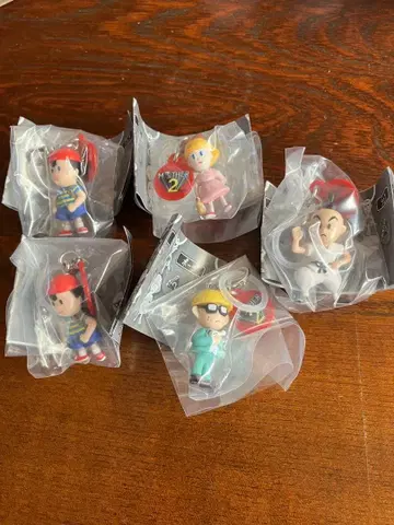 MOTHER2 참 마스코트 5개 세트 네스 (2), 폴라, 제프, 푸