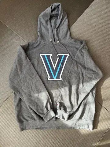 Champion 그레이 후드 부착 후드티 XL