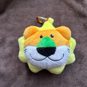 라이온 군 카라비너 포함 마스코트 파우치