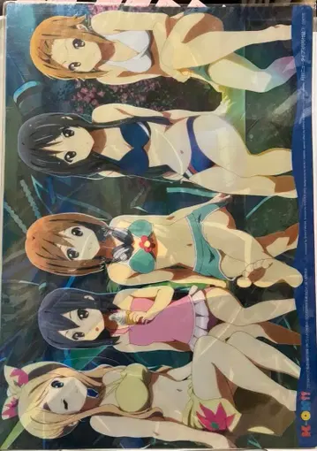 케이온 흑집사 미니 클리어 포스터 월간 뉴타입 2010년 9월호 부록