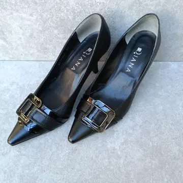 DIANA 블랙 하이힐 스틸레토