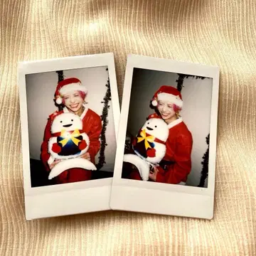 달콤한 폭력 크리스마스 인스타 라이브 굿즈 폴라로이드 2장