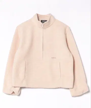 A.P.C. DEMI ZIP 탑 베이지