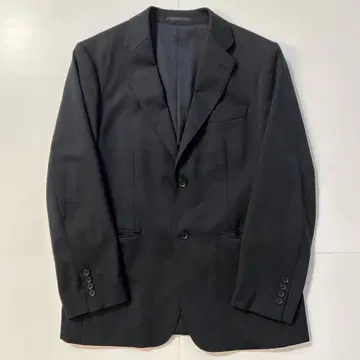 새상품급 유니클로 스트레치 울 슬림 자켓 블랙 사이즈 46