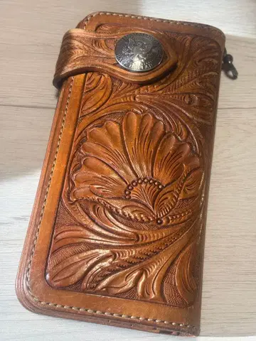 FUNNY 라이더스 지갑 카빙 크라프트 지갑